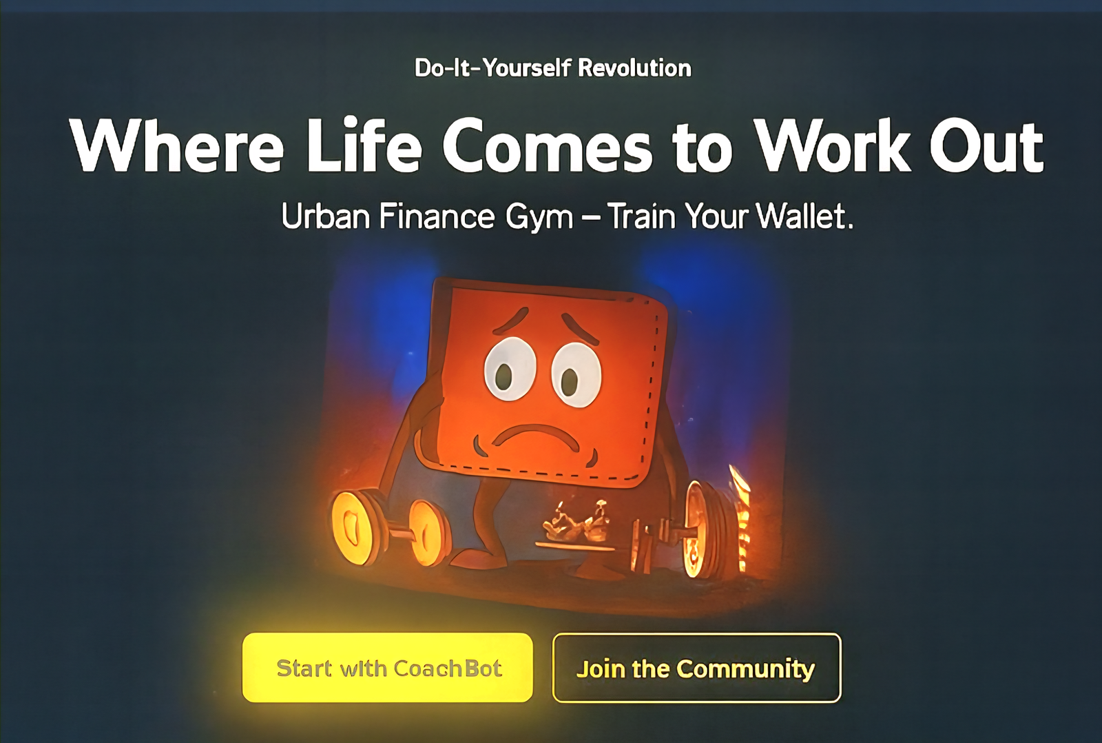 Train Your Wallet — UFG Wallet Poster